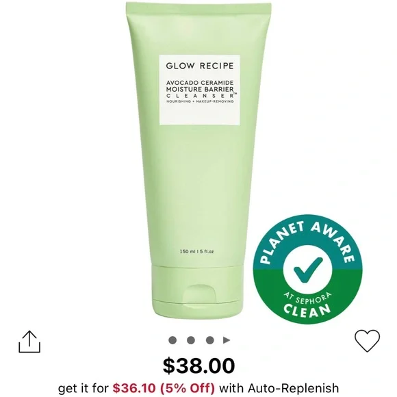 Glow Recipe Avocado Ceramide Moisture Barrier Cleanser - 150ml - Picture 4 of 6